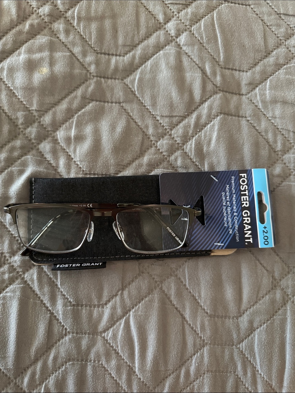 Foster Grant Men’s Austin Reading Glasses +2.00